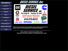 Tablet Screenshot of dieselserviceinc.com